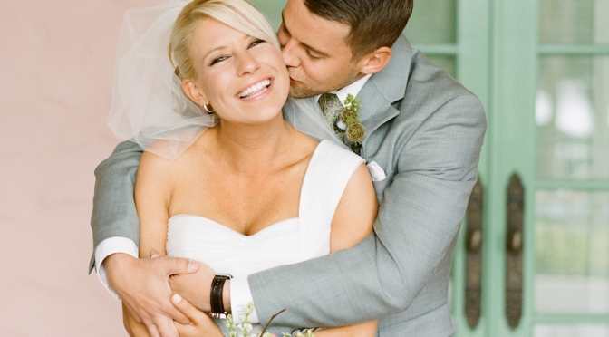 Range of wedding dress styles from beachy to formal displayed at Pawleys Island South Carolina bridal boutique