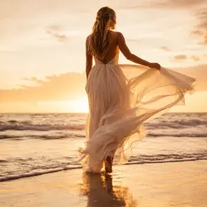 beach wedding dresses